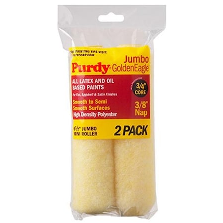 Purdy 140626022 6.5 X 0.38 In. Golden Eagle Jumbo Mini Roller Cover - 2 Pack